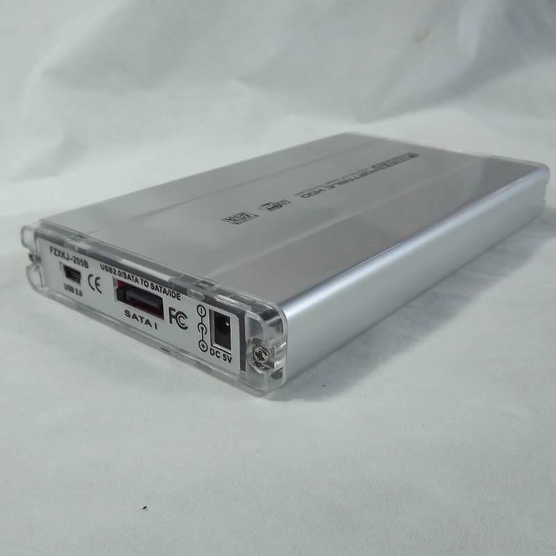 2.5 SATA / IDE to USB 2.0 & SATA External Aluminum HDD Silver Caddy VISTA MAC